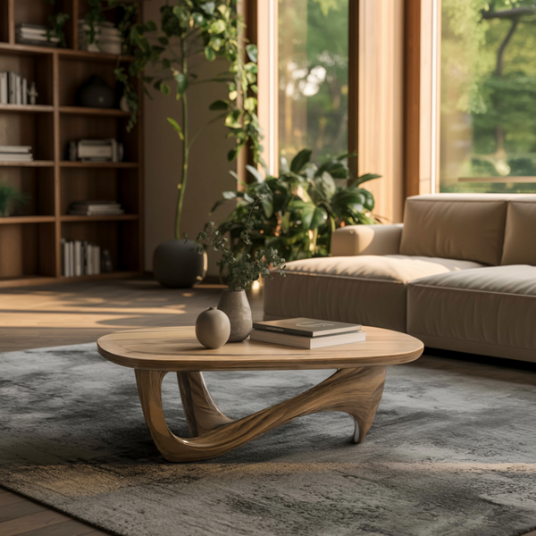 Aurelin Flow Organic Modern Coffee Table