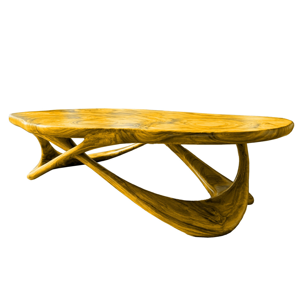 Aurevyn Live Edge Solid Wood Coffee Table