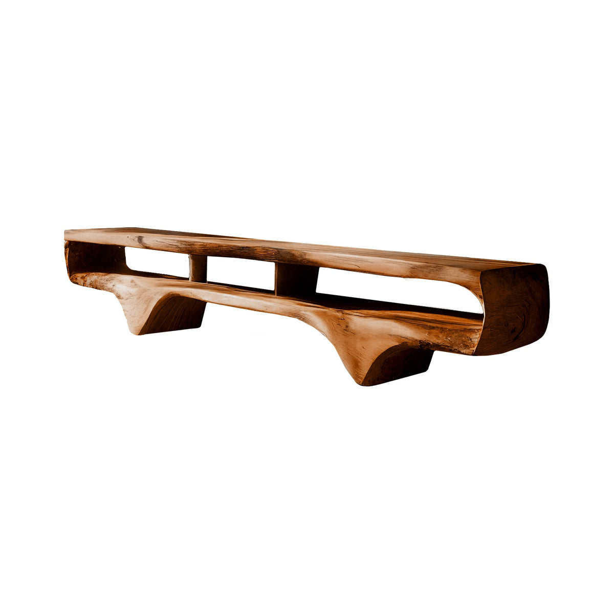 Flowcrest Solid Wood TV Console