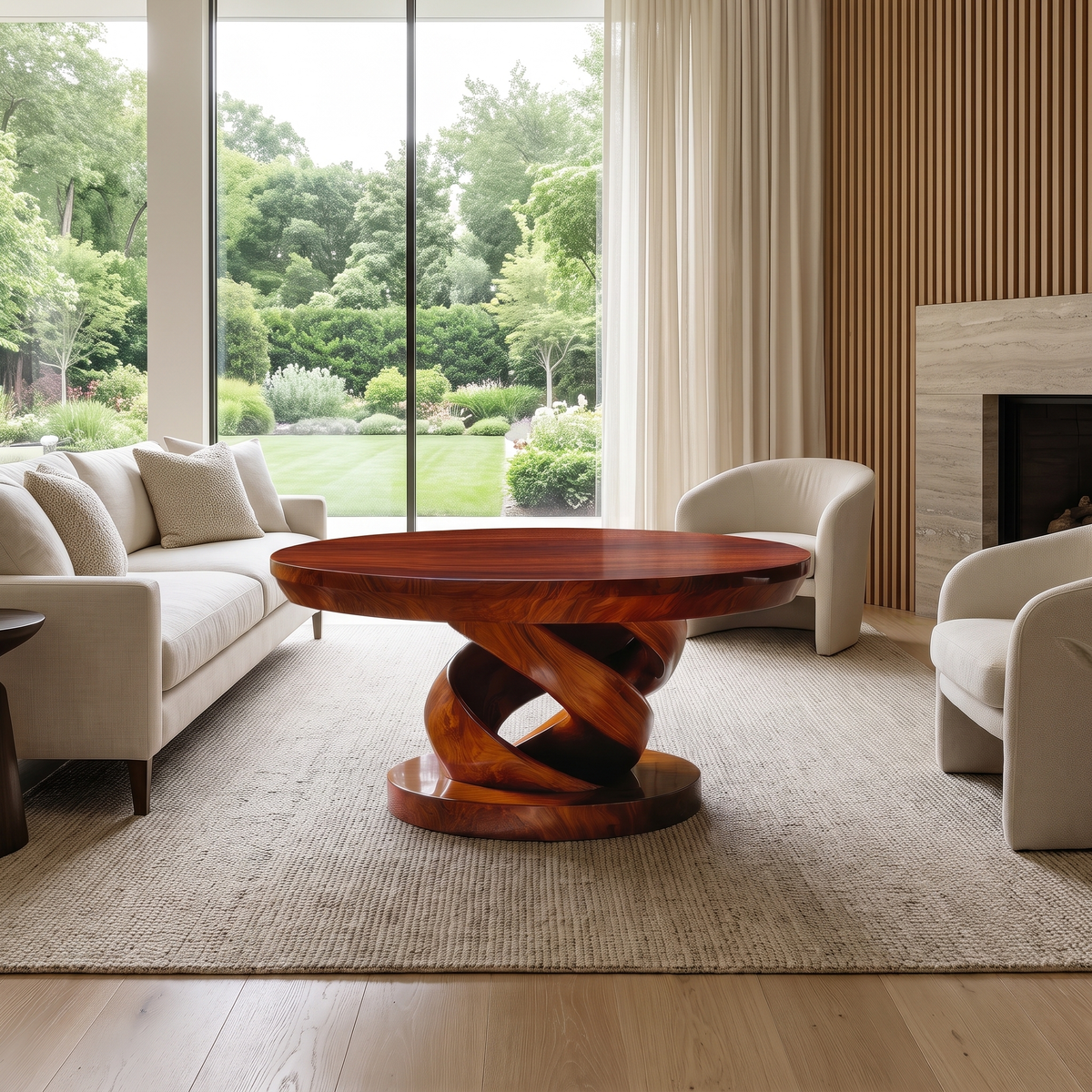Virella Handcrafted Solid Wood Coffee Table